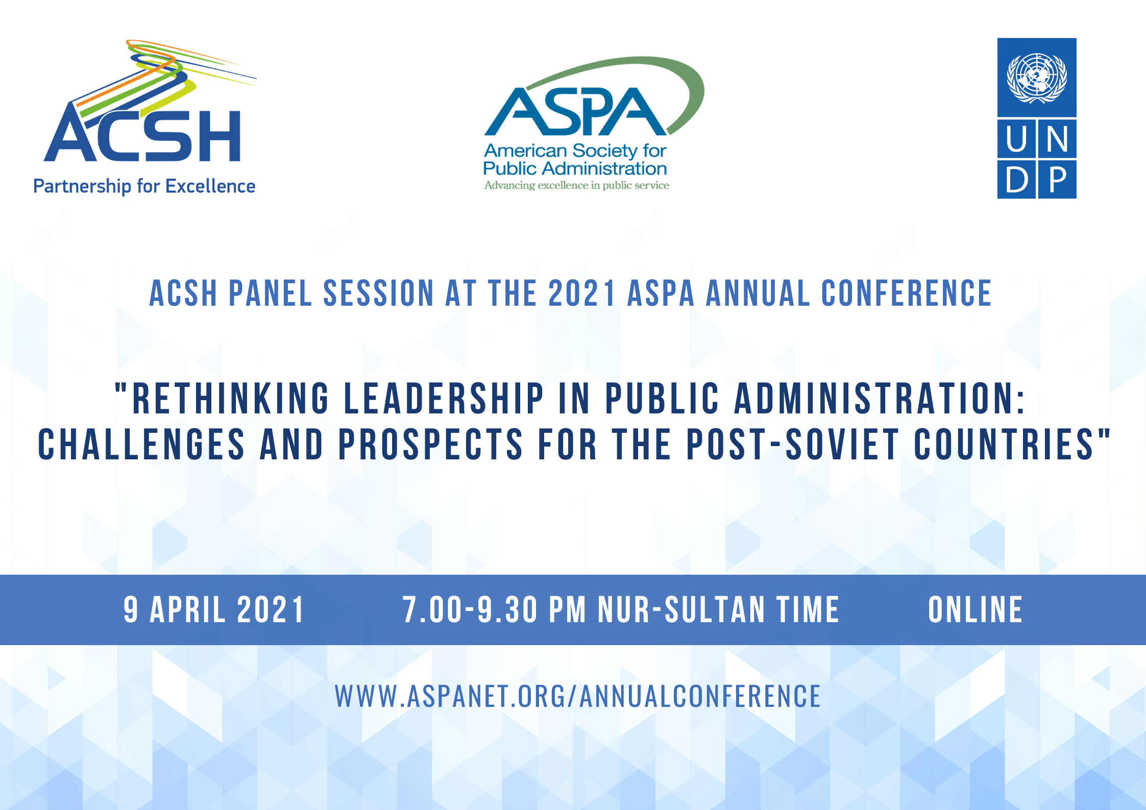 ACSH Panel session “Rethinking Leadership in Public Administration: Challenges and Prospects for the Post-Soviet Countries”